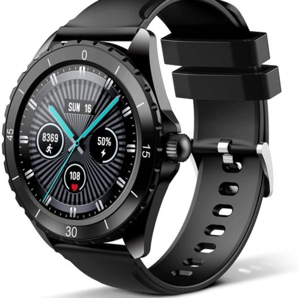 Smart Watch, Fitness Tracker 24H Heart Rate Monitor 4+1Custom Dial
